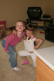 Jaime 1st sleepover Lindsay's August 2007 (9)