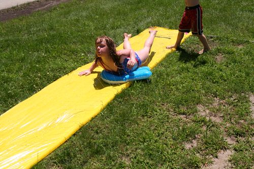 Kids slip n slide july 13 2009