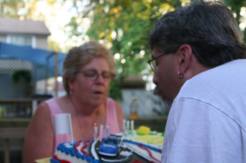 Mom and rick bday 2 august 2009