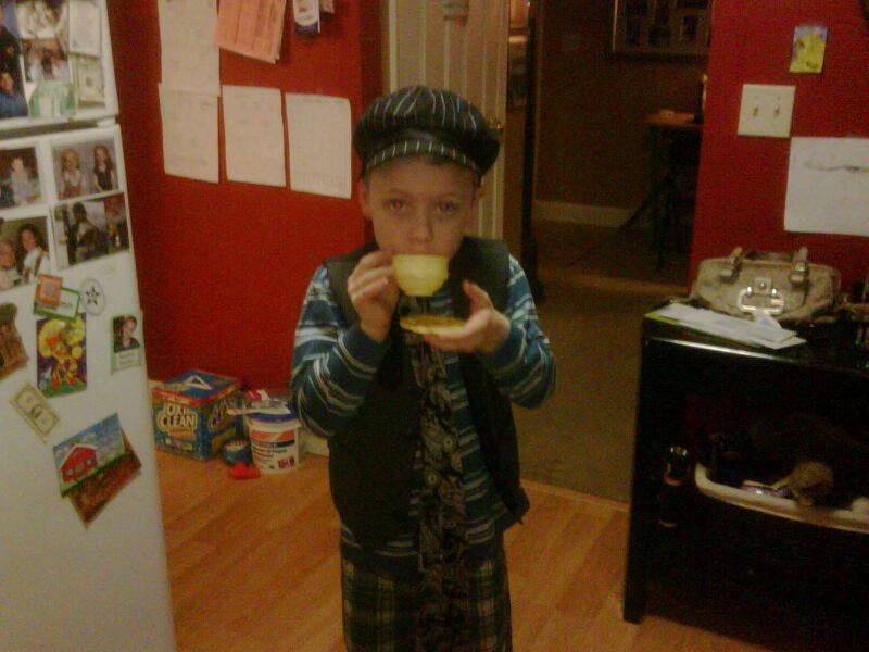 Tea party with kids 1 oct 2010